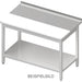 Stalgast - Arbeitstisch mit Grundboden, 1400x700x850 mm, mit vertiefter PE-Schneideplatte, ohne Aufkantung, verschweißt - GastroDeals