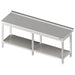 Stalgast - Arbeitstisch mit Grundboden, 2300x700x850 mm, mit Aufkantung, verschweißt - GastroDeals