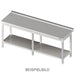 Stalgast - Arbeitstisch mit Grundboden, 2500x700x850 mm, ohne Aufkantung, verschweißt - GastroDeals