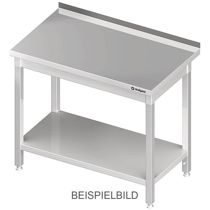 Stalgast - Arbeitstisch mit Grundboden, 500x600x850 mm, ohne Aufkantung, verschweißt - GastroDeals