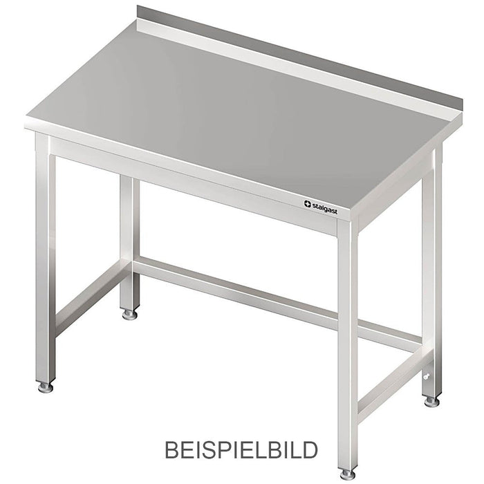 Stalgast - Arbeitstisch ohne Grundboden, 1100x700x850 mm, mit Verstrebung, ohne Aufkantung, verschweißt - GastroDeals