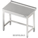 Stalgast - Arbeitstisch ohne Grundboden, 1100x700x850 mm, mit Verstrebung, ohne Aufkantung, verschweißt - GastroDeals