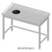 Stalgast - Arbeitstisch ohne Grundboden, 1300x600x850 mm, mit Abfallloch links, ohne Aufkantung, verschweißt - GastroDeals