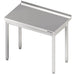 Stalgast - Arbeitstisch ohne Grundboden, 1600x600x850 mm, ohne Verstrebung, mit Aufkantung, verschweißt - GastroDeals