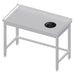 Stalgast - Arbeitstisch ohne Grundboden, 800x600x850 mm, mit Abfallloch rechts, mit Aufkantung, verschweißt - GastroDeals
