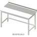 Stalgast - Arbeitstisch ohne Grundboden, 900x700x850 mm, mit vertiefter PE-Schneideplatte, ohne Aufkantung, verschweißt - GastroDeals