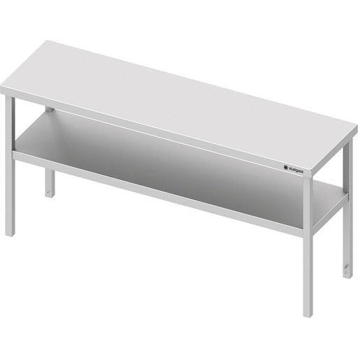 Stalgast - Aufsatzbord mit zwei Etagen, 1400x300x700 mm, verschweißt - GastroDeals