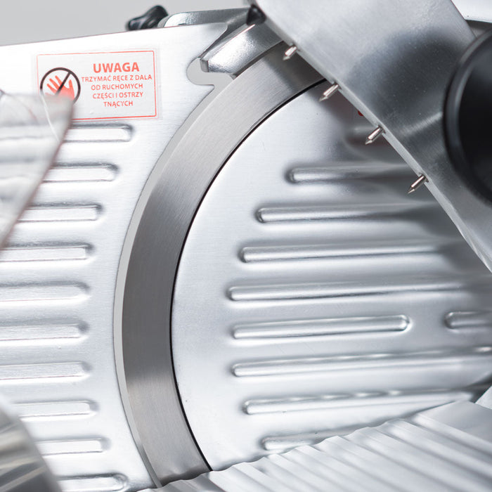 Stalgast - Aufschnittmaschine, Gehäuse aus eloxiertem Aluminium, Messer 250 mm Ø - GastroDeals