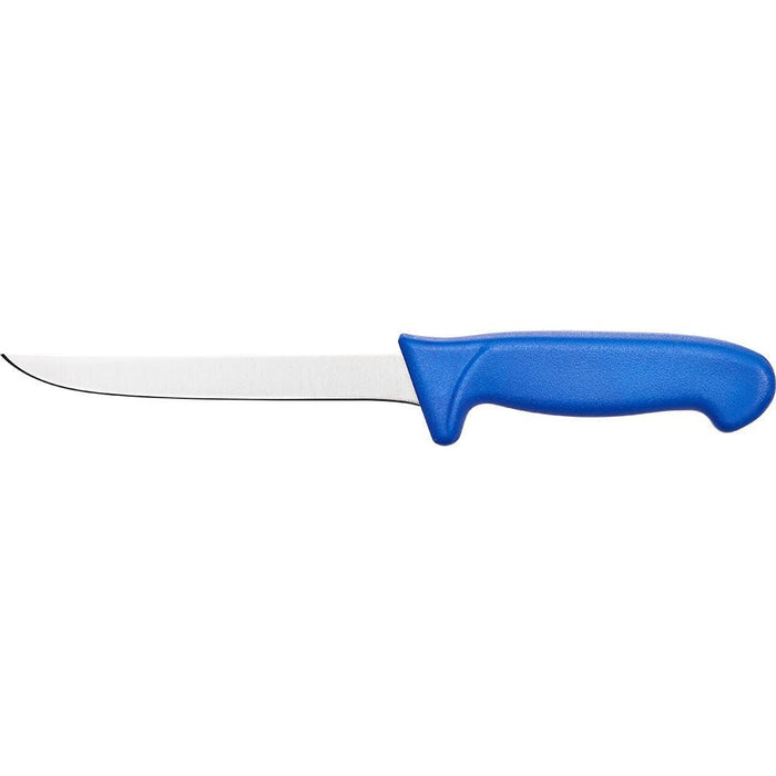 Stalgast - Ausbeinmesser Premium, HACCP, Griff blau, schlanke und gerade Edelstahlklinge 15 cm - GastroDeals