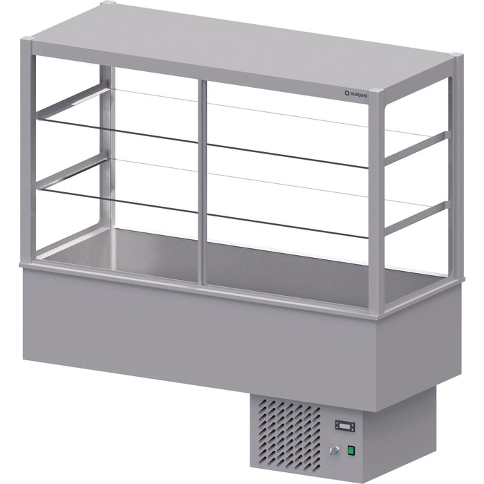Stalgast - Ausgabevitrine "Drop-In" mit Kühlwanne 1440x620x1415 mm - GastroDeals