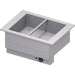 Stalgast - Bain-Marie-Becken "Drop-In" 2xGN 1/1 830x620x390 mm Edelstahlabdeckung - GastroDeals