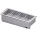 Stalgast - Bain-Marie-Becken "Drop-In" 4xGN 1/1, 1480x620x390 mm Edelstahlabdeckung - GastroDeals