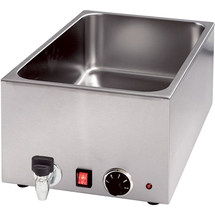 Stalgast - Bain-Marie mit Ablasshahn GN1/1 150 mm Höhe - GastroDeals