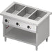 Stalgast - Bain-Marie-Station "Free Flow" 3x GN1/1-Becken, 1132x750x880 mm Edelstahlabdeckung - GastroDeals