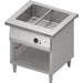 Stalgast - Bain-Marie-Station "Free Flow" mit einem Becken 2x GN1/1, 799x750x880 mm Edelstahlabdeckung - GastroDeals