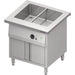 Stalgast - Bain-Marie-Station "Free Flow" mit einem Becken 2x GN1/1 und Flügeltüren, 799x750x880 mm Granitabdeckung "Standard G1" - GastroDeals