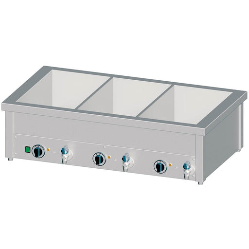 Stalgast - Bain-Marie Tischgerät mit separaten Becken, für 3x GN1/1085x600x310 mm - GastroDeals