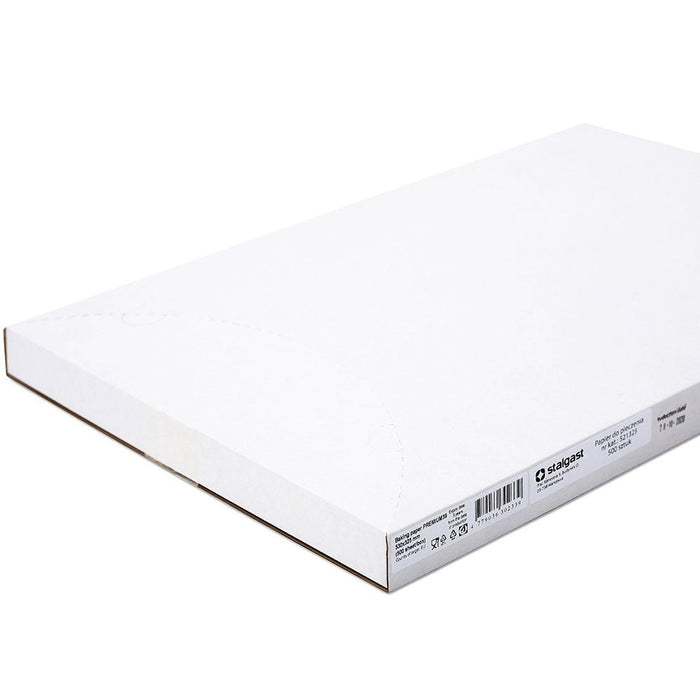 Stalgast - Beschichtetes Backpapier, Zuschnitte je 530x325 mm, 500 Stück, weiß - GastroDeals