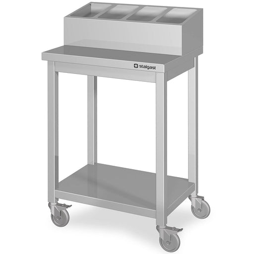 Stalgast - Besteck- und Tablettwagen, 655x500x1100 mm, Selbstmontage - GastroDeals