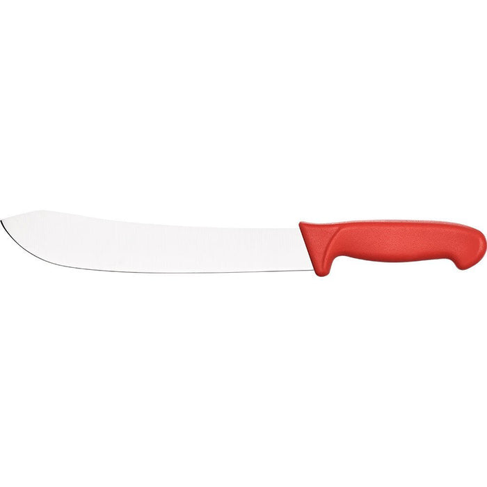 Stalgast - Blockmesser Premium, HACCP, Griff rot, Edelstahlklinge 25 cm - GastroDeals