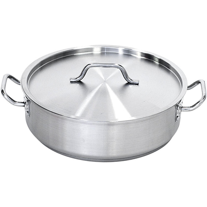 Stalgast - Bratentopf mit Deckel, Ø 360 mm, Höhe 110 mm, 11,2 Liter - GastroDeals