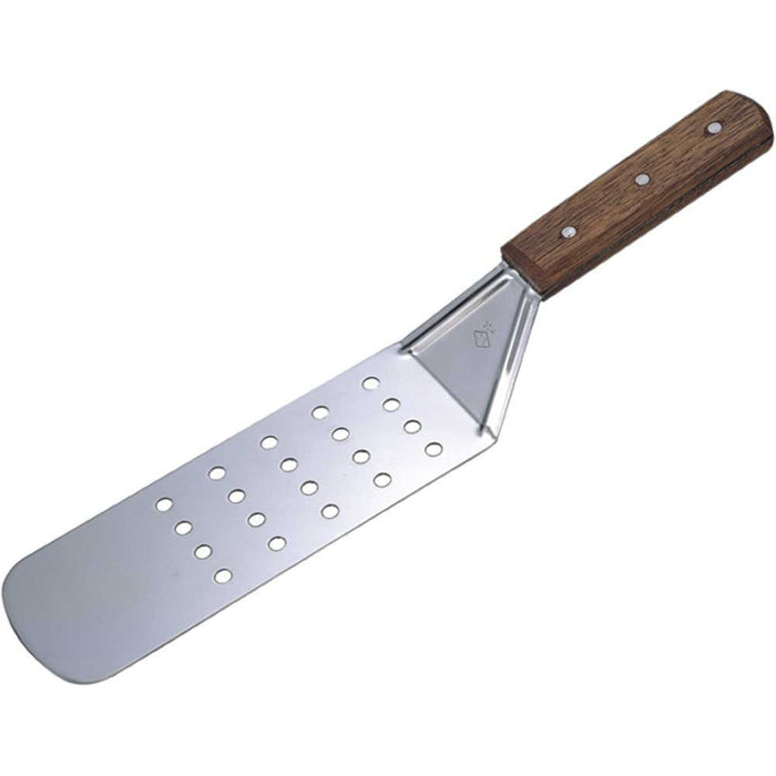 Stalgast - Bratenwender perforiert mit Holzgriff, Klingenlänge 20 cm - GastroDeals