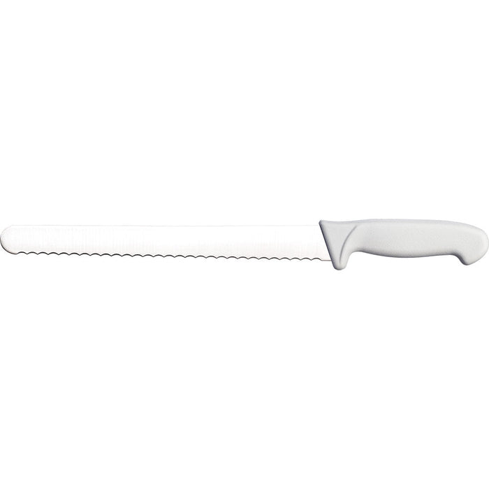 Stalgast - Brotmesser Premium, HACCP, Griff weiß, Edelstahlklinge 30 cm - GastroDeals