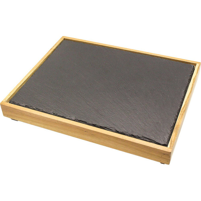 Stalgast - Buffet-Box aus Akazienholz, 420x320x55 mm - GastroDeals