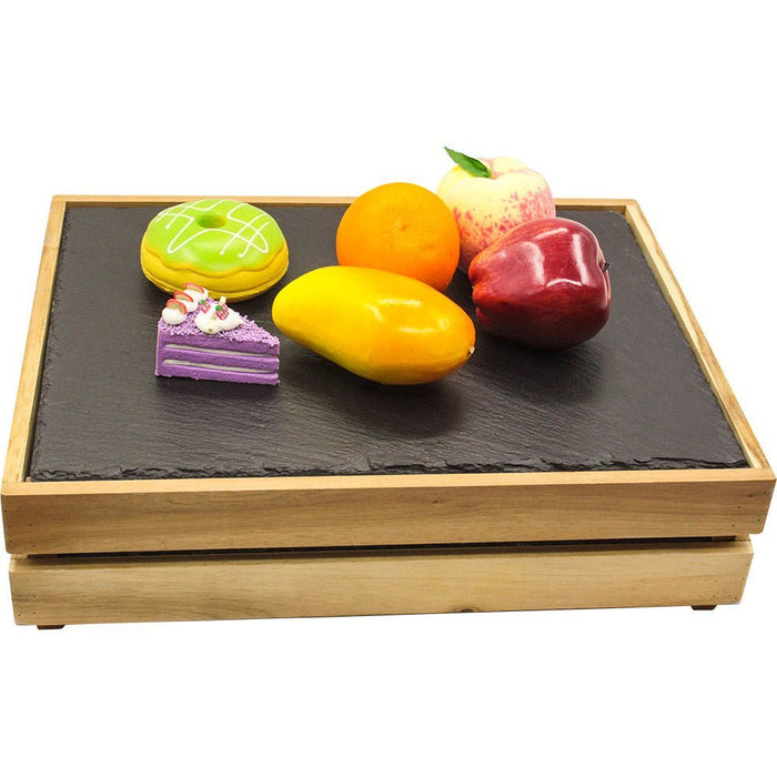 Stalgast - Buffet-Box aus Akazienholz, 420x320x55 mm - GastroDeals