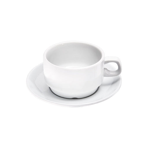 Stalgast - Cappuccino-Obertasse, reinweißes Hotelporzellan, Serie Isabell, 0,30 ml - GastroDeals