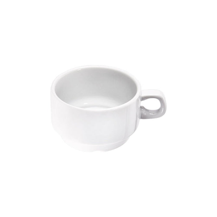 Stalgast - Cappuccino-Obertasse, reinweißes Hotelporzellan, Serie Isabell, 0,30 ml - GastroDeals