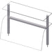 Stalgast - Doppel-Glas-Aufsatzbord mit Hustenschutz 1122x455x700 mm für Speisenausgabesysteme - GastroDeals