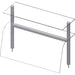 Stalgast - Doppel-Glas-Aufsatzbord mit Hustenschutz und Beleuchtung 1122x455x700 mm für Speisenausgabesysteme - GastroDeals