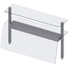 Stalgast - Doppel-Glas-Aufsatzbord mit Hustenschutz und Wärmelampe 790x455x700 mm für Speisenausgabesysteme - GastroDeals