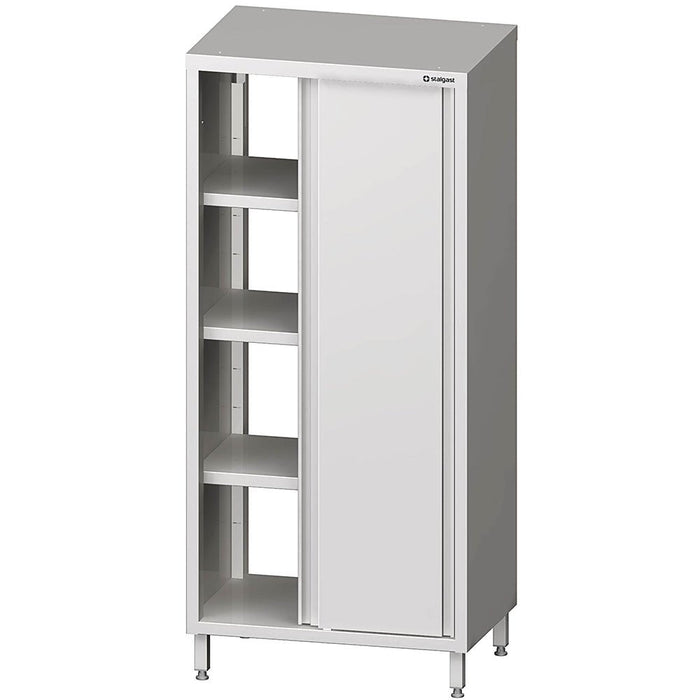Stalgast - Durchreiche-Hochschrank mit Schiebetüren, 1000x700x2000 mm, verschweißt - GastroDeals