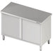 Stalgast - Durchreicheschrank mit Flügeltüren, 1000x600x850 mm, ohne Aufkantung, verschweißt - GastroDeals