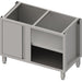 Stalgast - Eckunterschrank Boxversion 2.0 mit Flügeltür, für Beine/Sockelrahmen, Teil 1/2 für 640 mm Anbautiefe 1100x640x660 mm - GastroDeals
