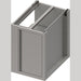 Stalgast - Eckunterschrank Boxversion 2.0 mit Flügeltür, für Beine/Sockelrahmen, Teil 2/2 640 mm Anbautiefe 460x640x660 mm - GastroDeals
