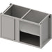 Stalgast - Eckunterschrank Boxversion 2.0 mit Flügeltür, Teil 1/2 für 540 mm Anbautiefe, Sockelbau, 1100x640x660 mm - GastroDeals