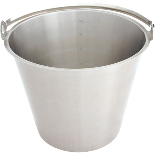 Stalgast - Edelstahleimer, ohne Bodenreifen, mit Maßeinteilung, 15 Liter - GastroDeals