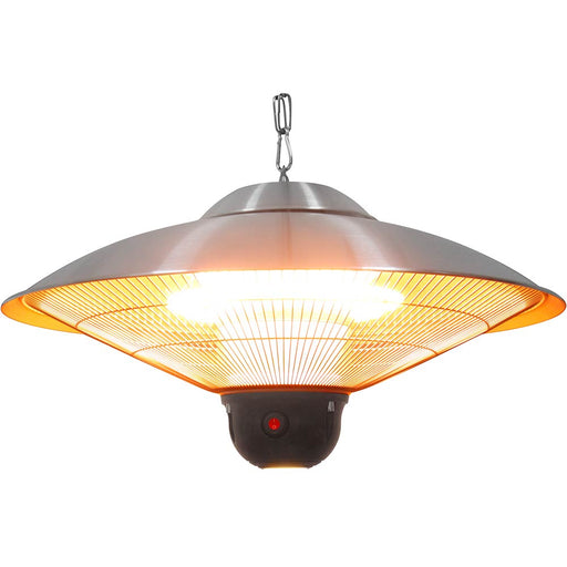 Stalgast - Elektrischer Heizstrahler, hängend mit LED-Beleuchtung, Ø 585 mm, Höhe 300 mm - GastroDeals