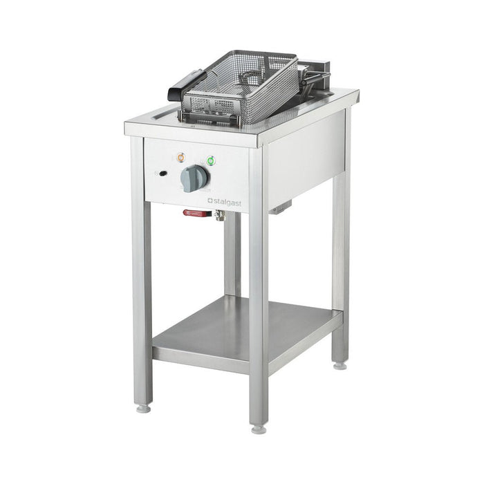 Stalgast - Elektro-Fritteuse als Standgerät, Unterbau offen, 400x700x850 mm, 10 L, 9 kW - GastroDeals