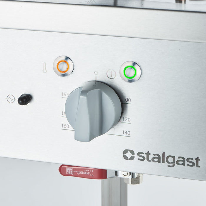 Stalgast - Elektro-Fritteuse als Standgerät, Unterbau offen, 400x700x850 mm, 10 L, 9 kW - GastroDeals