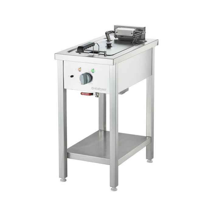 Stalgast - Elektro-Fritteuse als Standgerät, Unterbau offen, 400x700x850 mm, 10 L, 9 kW - GastroDeals