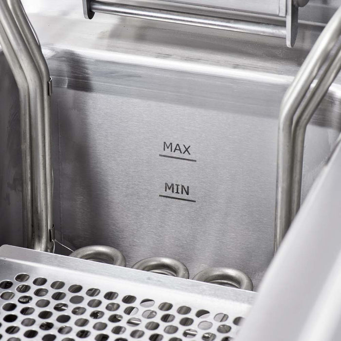 Stalgast - Elektro-Fritteuse als Tischgerät Serie 700 ND - Doppel-Fritteuse, 800 x 700 x 250 mm (BxTxH) - GastroDeals