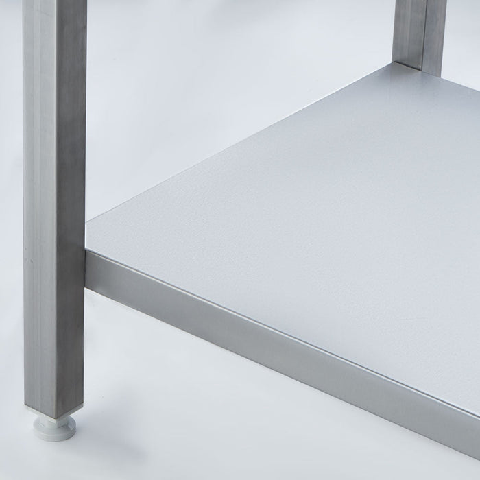 Stalgast - Elektro-Griddleplatte als Standgerät - ½ glatt / ½ gerillt, Unterbau offen, 800 x 700 x 850 mm (BxTxH) - GastroDeals