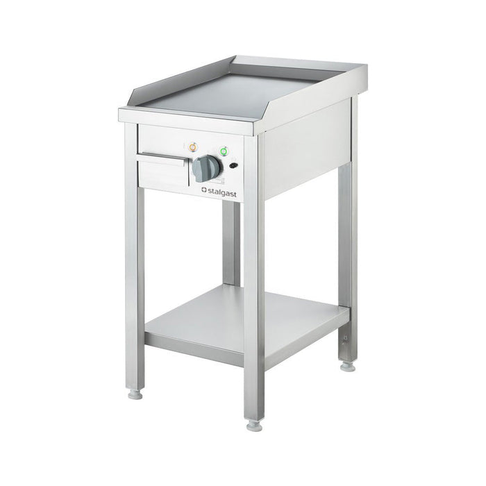 Stalgast - Elektro-Griddleplatte als Standgerät - glatt, Unterbau offen, 400 x 700 x 850 mm (BxTxH) - GastroDeals