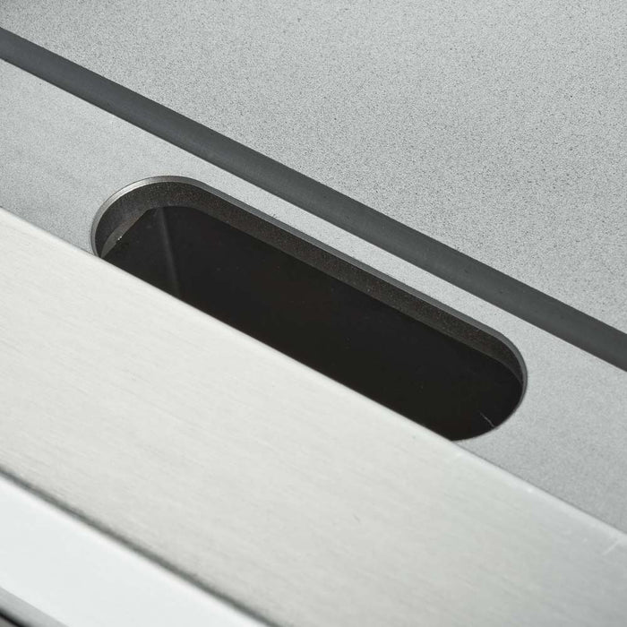 Stalgast - Elektro-Griddleplatte als Standgerät - glatt, Unterbau offen, 400 x 700 x 850 mm (BxTxH) - GastroDeals