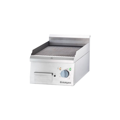 Stalgast - Elektro-Griddleplatte als Tischgerät, 400x700 mm, gerillte Grillfläche, Serie 700 ND - GastroDeals