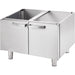 Stalgast - Elektro-Griddleplatte als Tischgerät, 800x700 mm, ½ glatte/½ gerillte Grillfläche, Serie 700 ND - GastroDeals